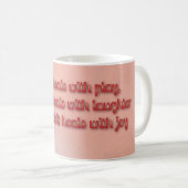 癒しの諺 コーヒーマグカップ (正面右)