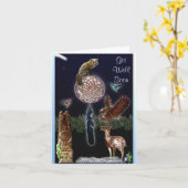 「癒しの輪」もうすぐノートカードが届く カード (黄色い花)