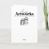 癒しの雰囲気を送る |アニメガールめい想ズ カード (裏面)