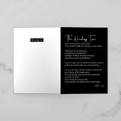 癒しの音色の詩 箔グリーティングカード (外側レイダウン)