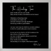 癒しの音詩のポスターウォールアートデコール ポスター (正面)