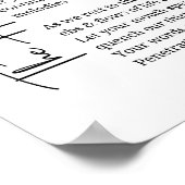 癒しの音詩のポスターウォールアートデコール ポスター (角)