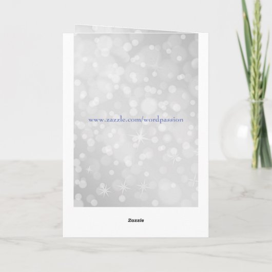 癒しの願いの挨拶を受ける カード (裏面)