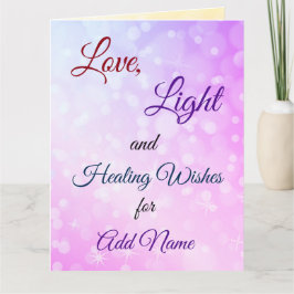 癒しの願いを歓迎する カード