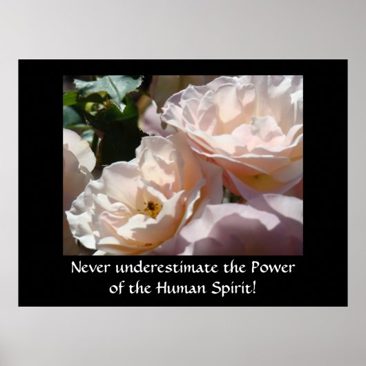 癒しは人の力を過小評価しない ポスター (正面)