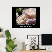 癒しは人の力を過小評価しない ポスター (ホームオフィス)