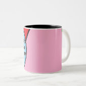 癒しは休独身のみの瞬間から！ ツートーンマグカップ (正面右)