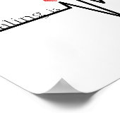 癒しは直線的ではない – 精神衛生認識度 ポスター (角)