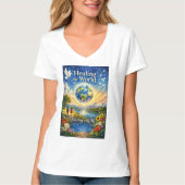 癒しは私から始まる Tシャツ (正面)