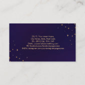 癒しカラフルの結晶と輝き 名刺 (裏面)