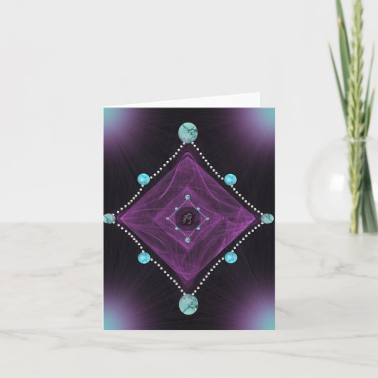 癒しノテカードのためのタリスマン カード (正面)