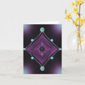 癒しノテカードのためのタリスマン カード (黄色い花)