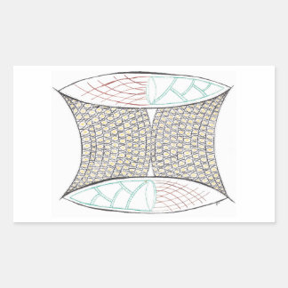 癒しバスケットシール 長方形シール