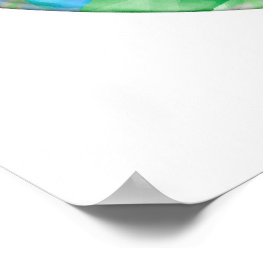 癒しマンダラ10 ポスター (角)