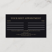 癒し手エレガント陰陽記号 名刺 (裏面)