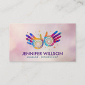 癒し手カラフルエナジーススパイラルアポイントメント 名刺 (正面)