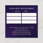 癒し手カラフルエナジーススパイラル スクエア名刺 (裏面)