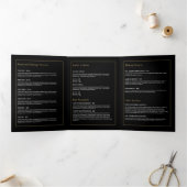 癒し手モダンマッサージ、ウェルネスパンフレット 三つ折りカード (内部)