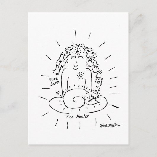 癒し猫はがき ポストカード (正面)