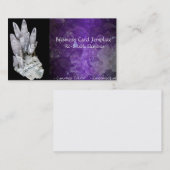 癒し石のエネルギー結晶 名刺 (正面/裏面)