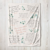 癒し祈りの言葉聖書聖書聖書台巡 シェルパブランケット