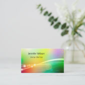 癒し鮮やかウェルネスビジネスカード 名刺 (スタンド正面)