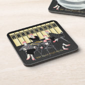 癒すタイルをマージャン コースター (左側)