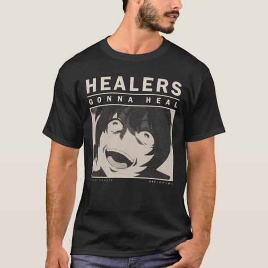 癒やし手は癒やす - 回復術士のリメイク Tシャツ (正面)