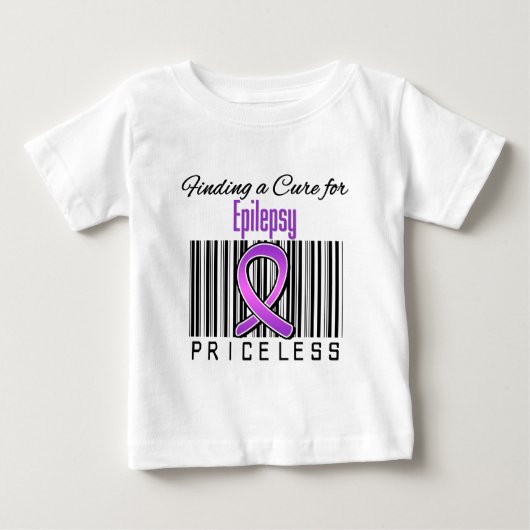 癲癇のための治療を貴重見つけます ベビーTシャツ (正面)