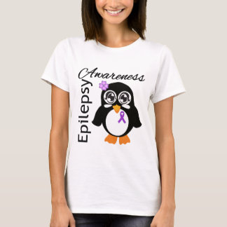癲癇の認識度のペンギン Tシャツ