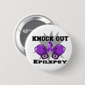 癲癇をノックアウトして下さい 缶バッジ (正面&裏面)