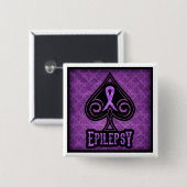 癲癇-ボタン-スペード 缶バッジ (正面&裏面)