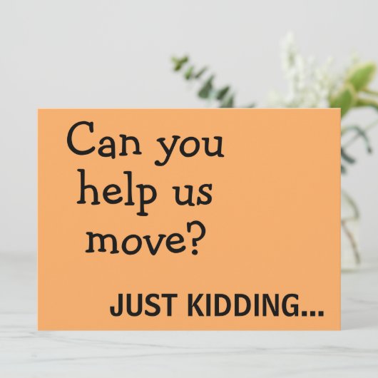 発おもしろい告書の移救済動のジョーク カード (スタンド正面)