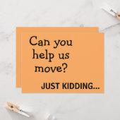 発おもしろい告書の移救済動のジョーク カード (正面/裏面インサイチュ)