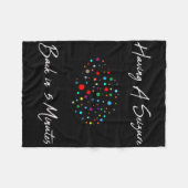 発作を有するてんかん認識度 フリースブランケット (正面(横))