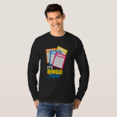 発信者のビンゴカードゲームデザイン- Its Bingo Nigh Tシャツ (正面フル)