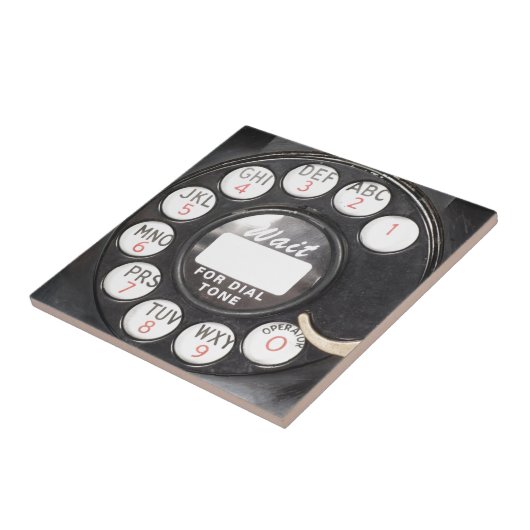 発信音のための待ち時間 タイル (側面)