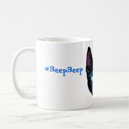 発信音の発信音は子ネコ猫のマグを打ちます コーヒーマグカップ