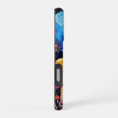発光するキノコの夢の世界 iPhoneケース (右側面)