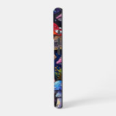 発光するキノコの夢の世界 iPhoneケース (左側面)