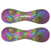 発光カラフル抽象芸術トリップ（幻覚体験）のようなフラクタル名 ソフトボール (パネル)