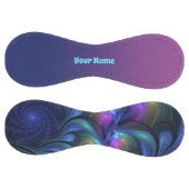 発光カラフル抽象芸術ブルーピンクグリーン名 ソフトボール (パネル)