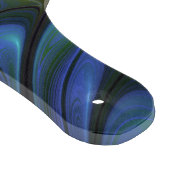 発光カラフル抽象芸術ブルーピンク緑フラクタル カッティングボード (角)