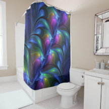 発光カラフル抽象芸術ブルーピンク緑フラクタル