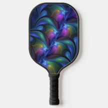 発光カラフル抽象芸術ブルーピンク緑フラクタル