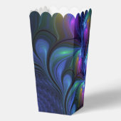 発光カラフル抽象芸術ブルーピンク緑フラクタル フェイバーボックス (裏面)