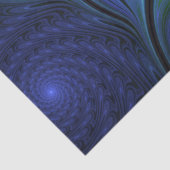 発光カラフル抽象芸術ブルーピンク緑フラクタル 薄葉紙 (詳細)