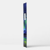 発光カラフル抽象芸術ブルーピンク緑フラクタル Case-Mate iPhoneケース (裏面 / 右)