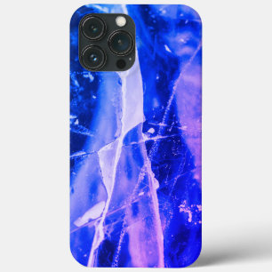発光カラフル抽象芸術ブルーホワイトネイビーレギンス iPhone 13 PRO MAXケース