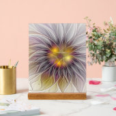 発光カラフル花、抽象芸術フラモダンクタル アクリルサイン (ウェディング)